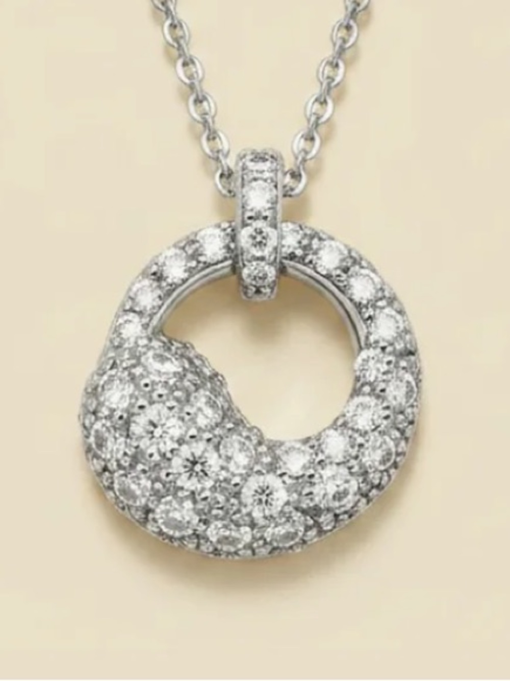 Tiffany & Co. Platinum & Diamond "Eternal Circle"